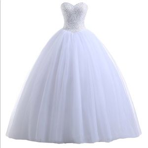 White DebutanteWedding/Prom Gown